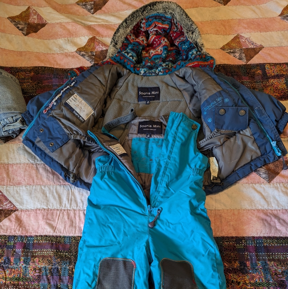 2T Souris Mini winter jacket and snow pants
